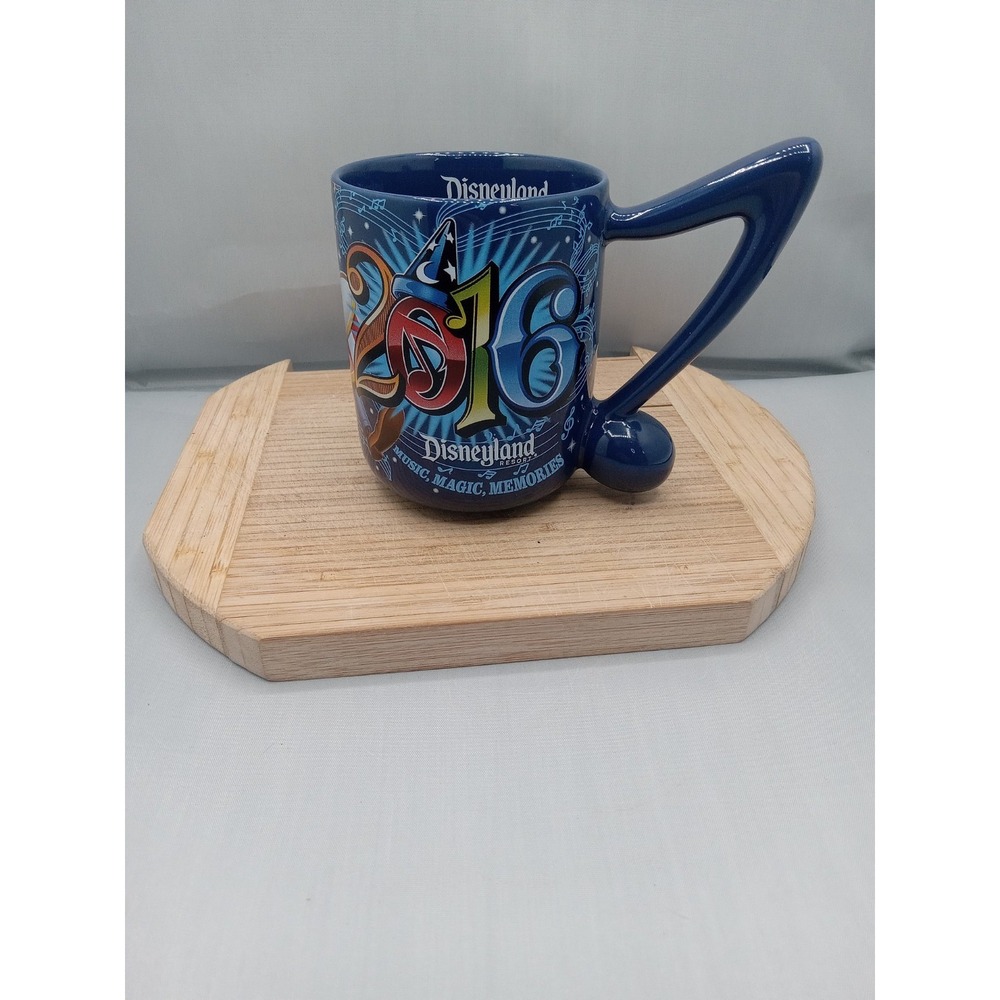 2016 Disney Parks Disneyland‎ Music Note Coffee Mug Cup Music Magic Memories